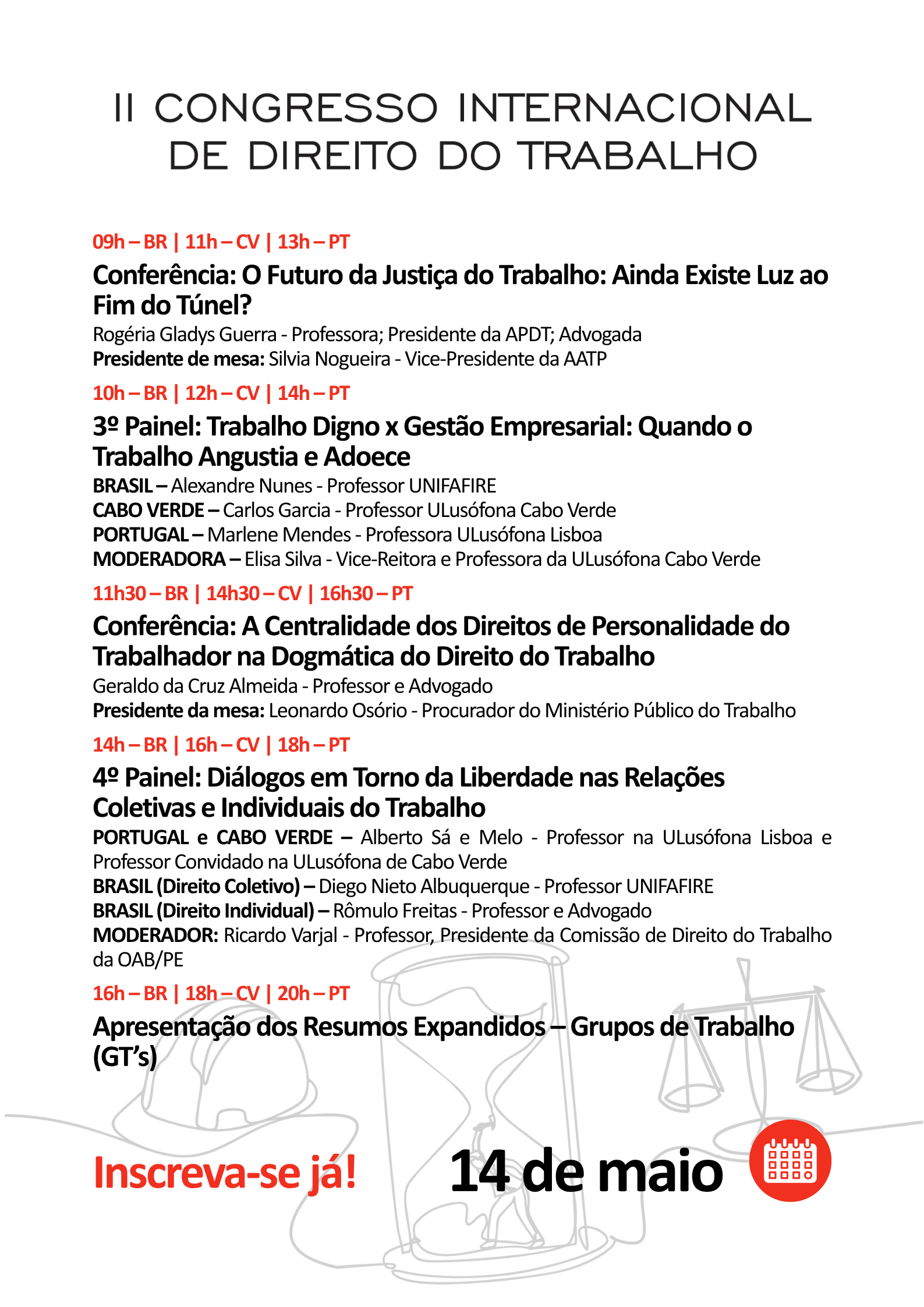 II Congresso Internacional de Direito do Trabalho - UniFafire e ULusofona - 3